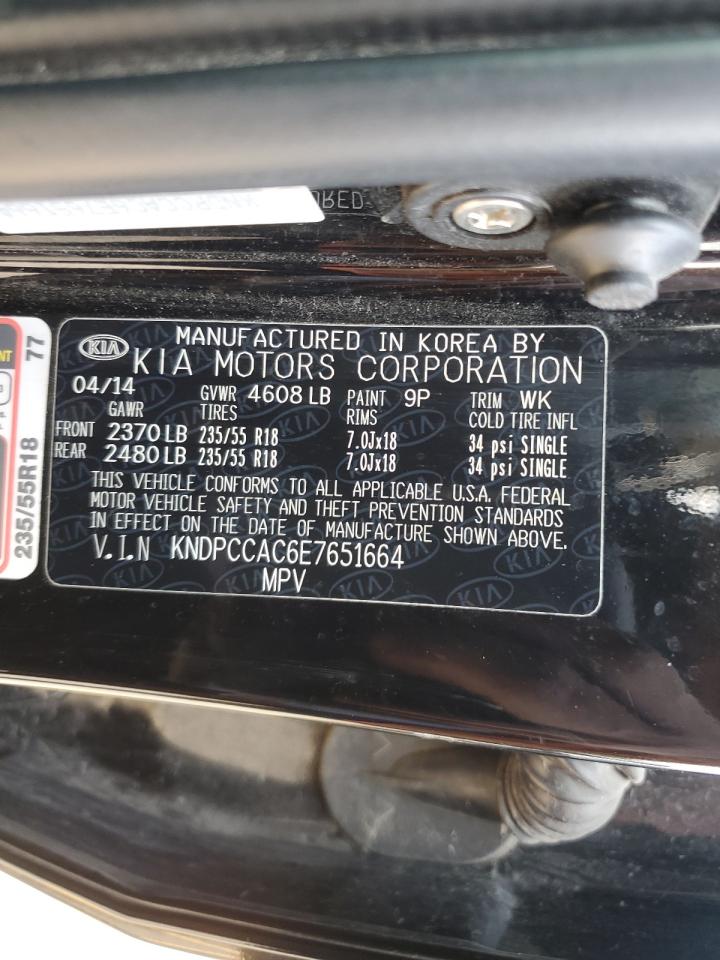 KNDPCCAC6E7651664 2014 Kia Sportage Ex