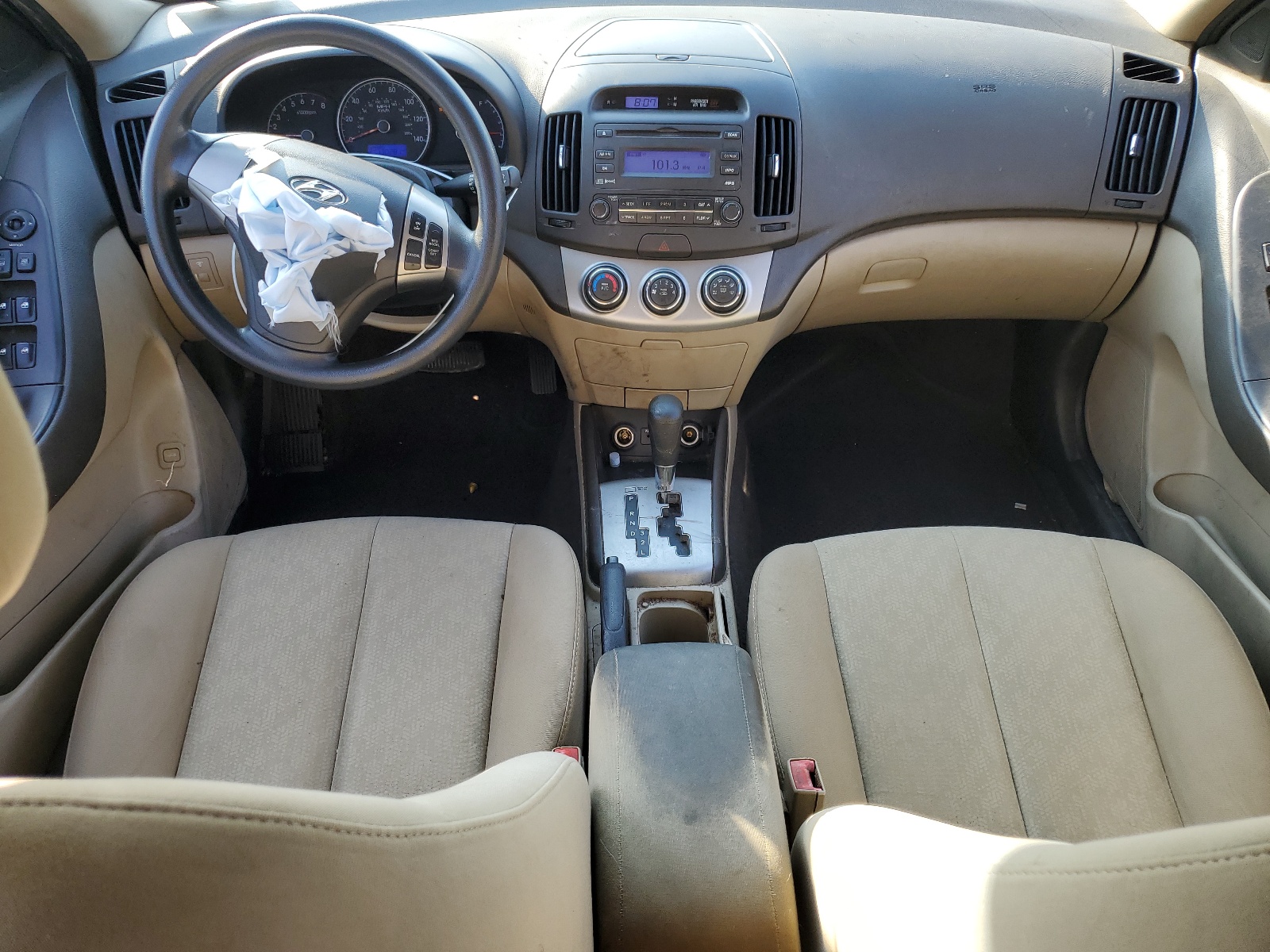 KMHDU4AD4AU152061 2010 Hyundai Elantra Blue