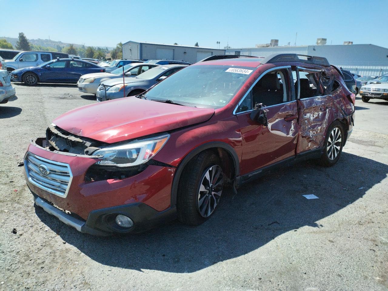 2015 Subaru Outback 2.5I Limited VIN: 4S4BSANCXF3308193 Lot: 66563634