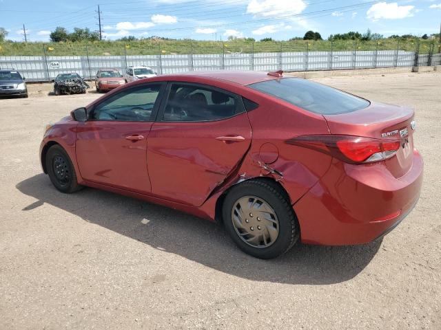  HYUNDAI ELANTRA 2016 Czerwony