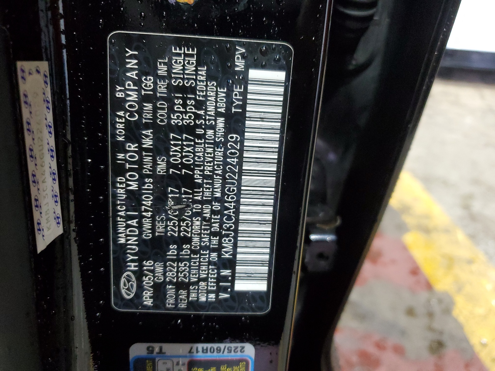 KM8J3CA46GU224029 2016 Hyundai Tucson Limited