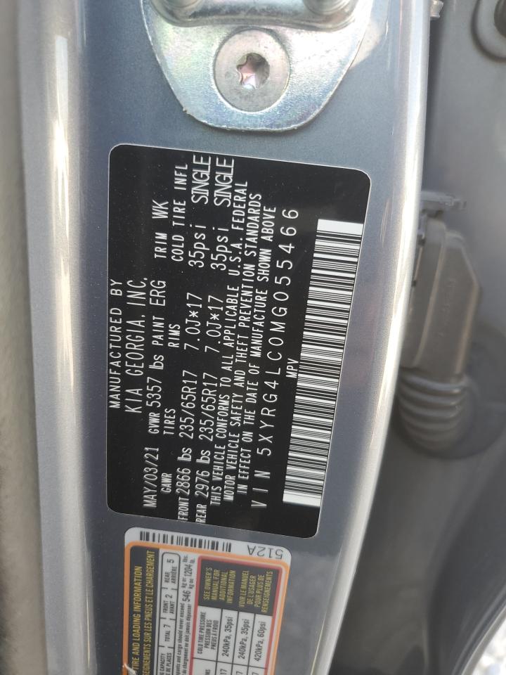 5XYRG4LC0MG055466 2021 Kia Sorento Lx