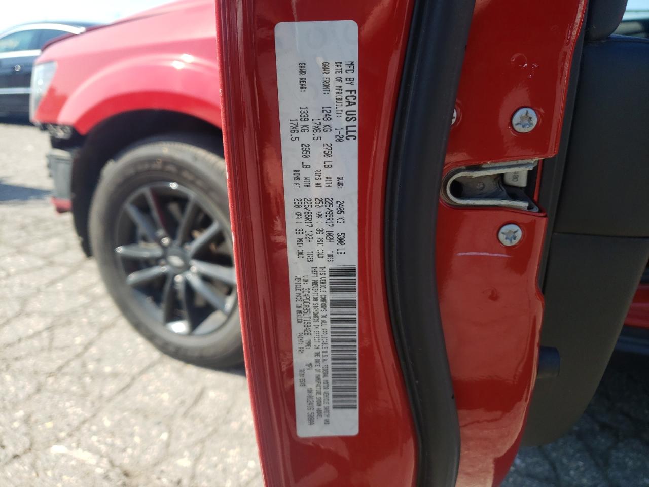 2020 Dodge Journey Se VIN: 3C4PDCAB5LT199428 Lot: 66966334