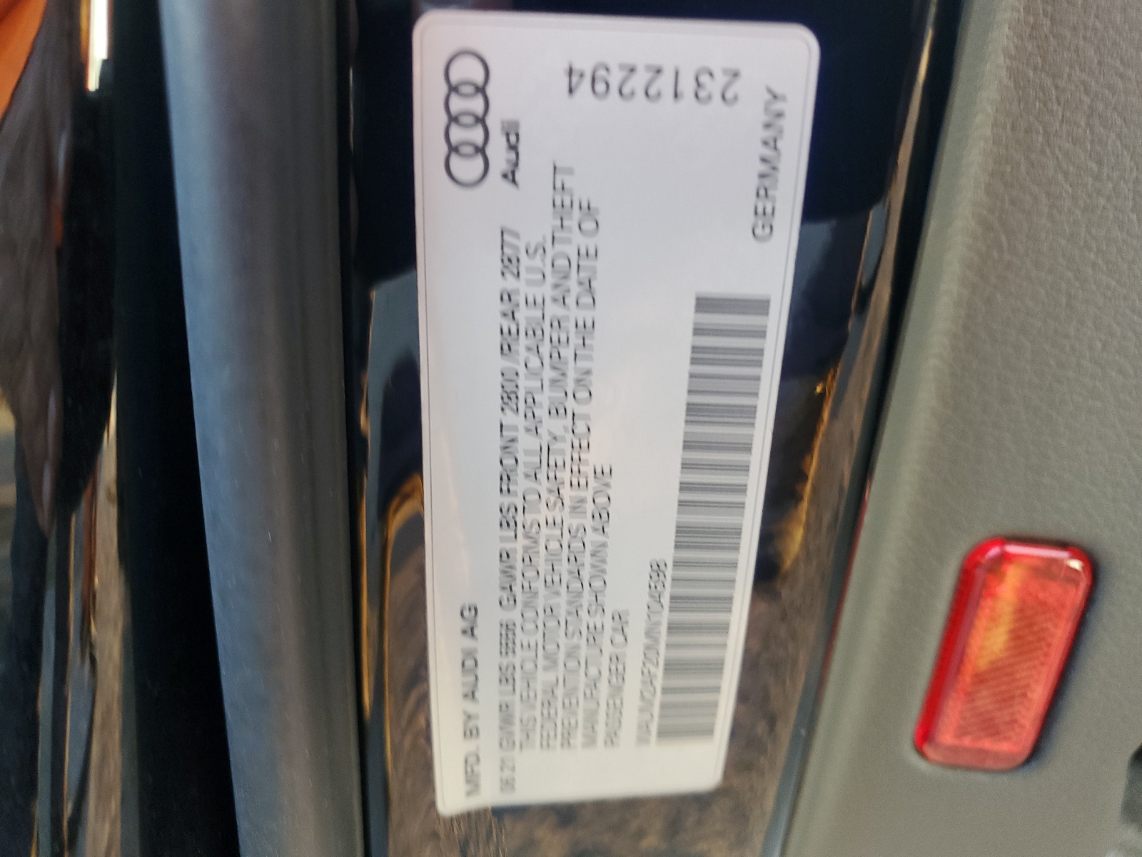 WAUM2AF20MN104598 2021 Audi A6 Prestige