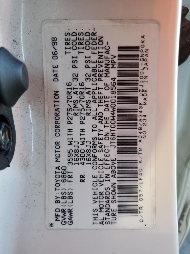 JT6HT00W4W0018564 1998 Lexus Lx 470