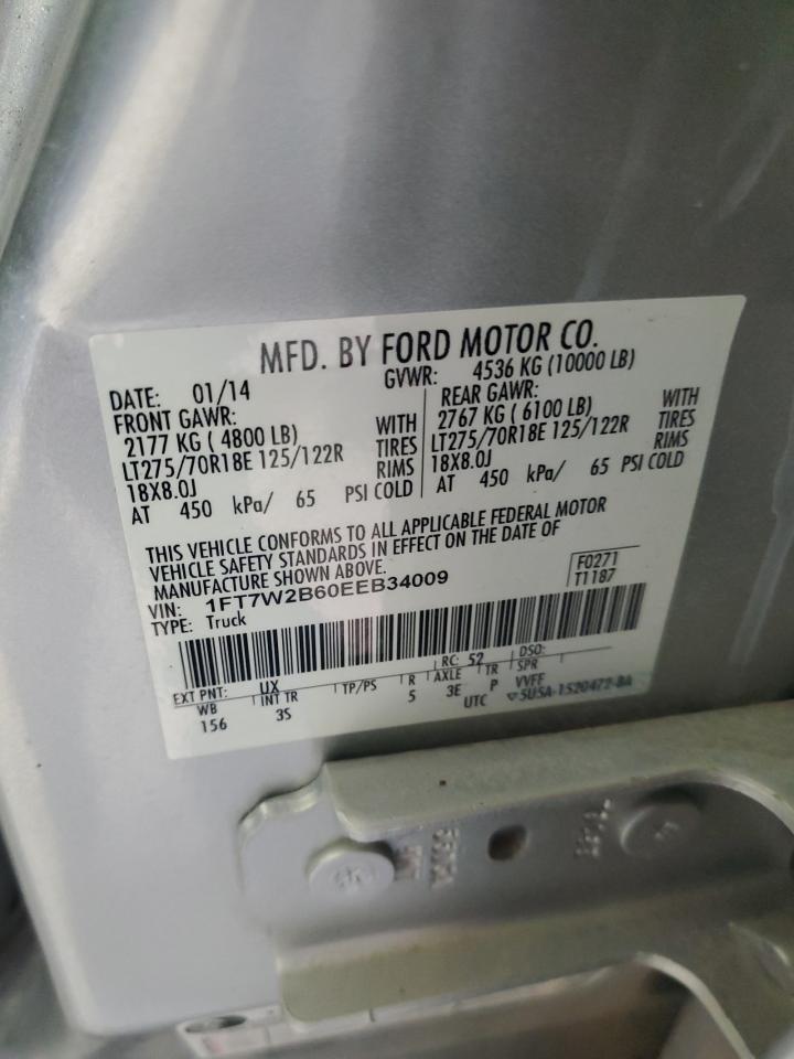 1FT7W2B60EEB34009 2014 Ford F250 Super Duty