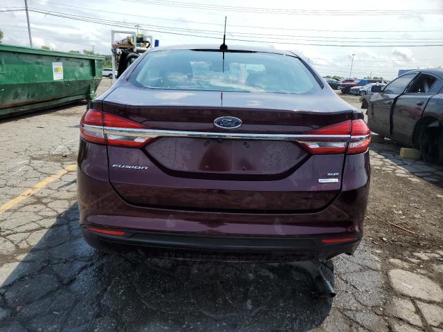  FORD FUSION 2017 Maroon