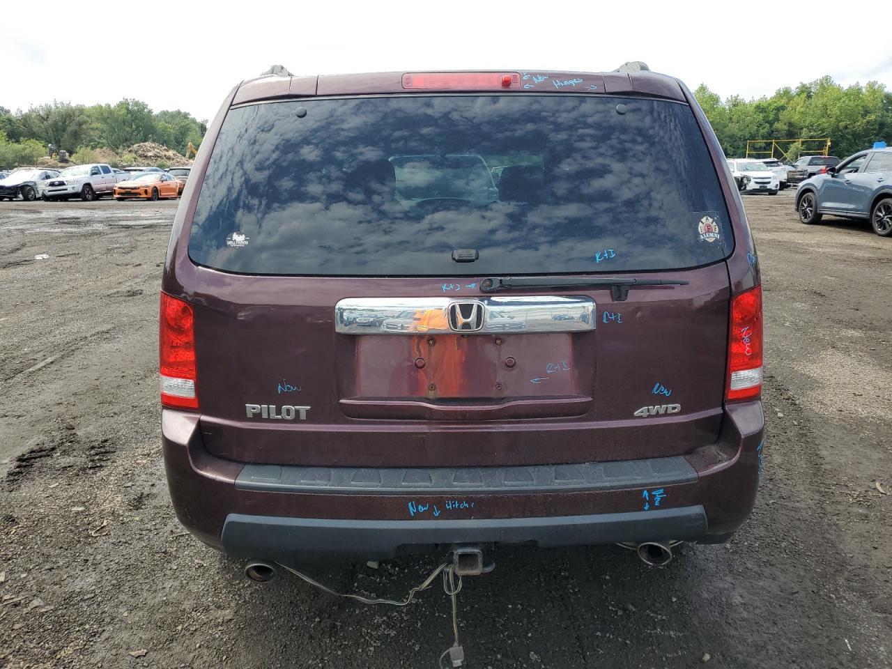 2011 Honda Pilot Exl VIN: 5FNYF4H64BB074351 Lot: 67567584