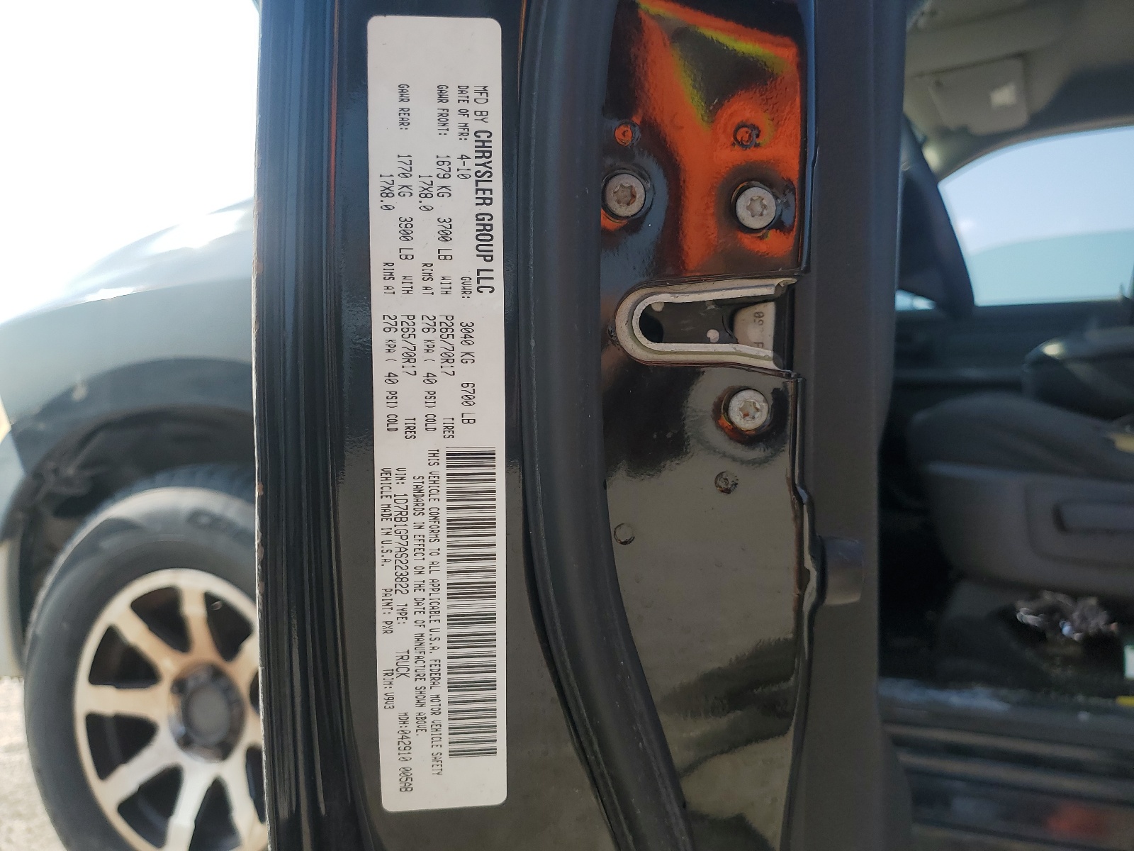 1D7RB1GP7AS223822 2010 Dodge Ram 1500