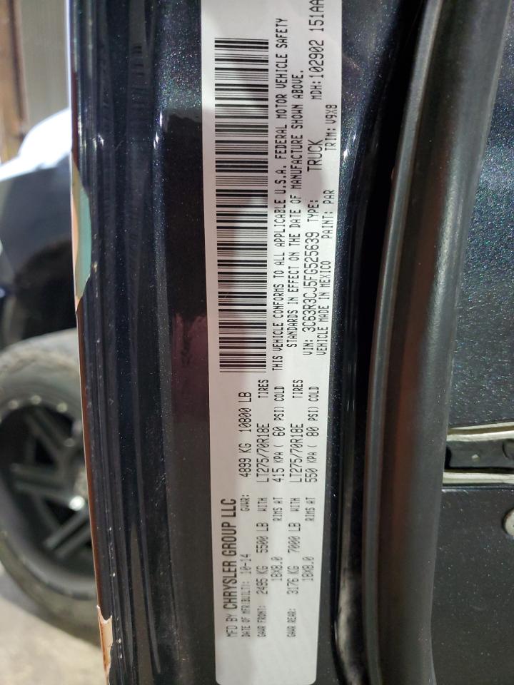 2015 Ram 3500 St VIN: 3C63R3CJ5FG525639 Lot: 66606064