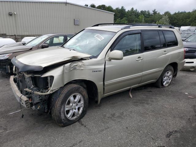 2003 Toyota Highlander Limited de vânzare în Exeter, RI - Front End