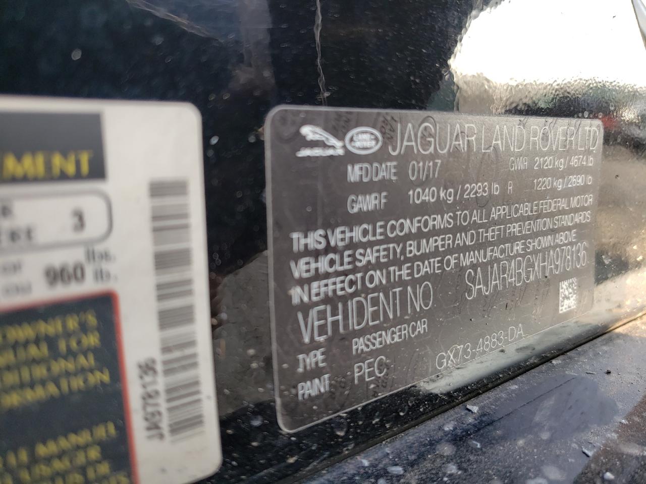 2017 Jaguar Xe VIN: SAJAR4BGXHA978136 Lot: 69254254