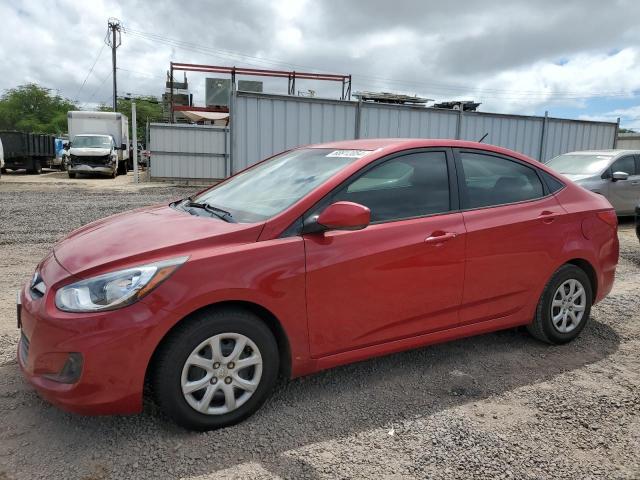  HYUNDAI ACCENT 2012 Czerwony