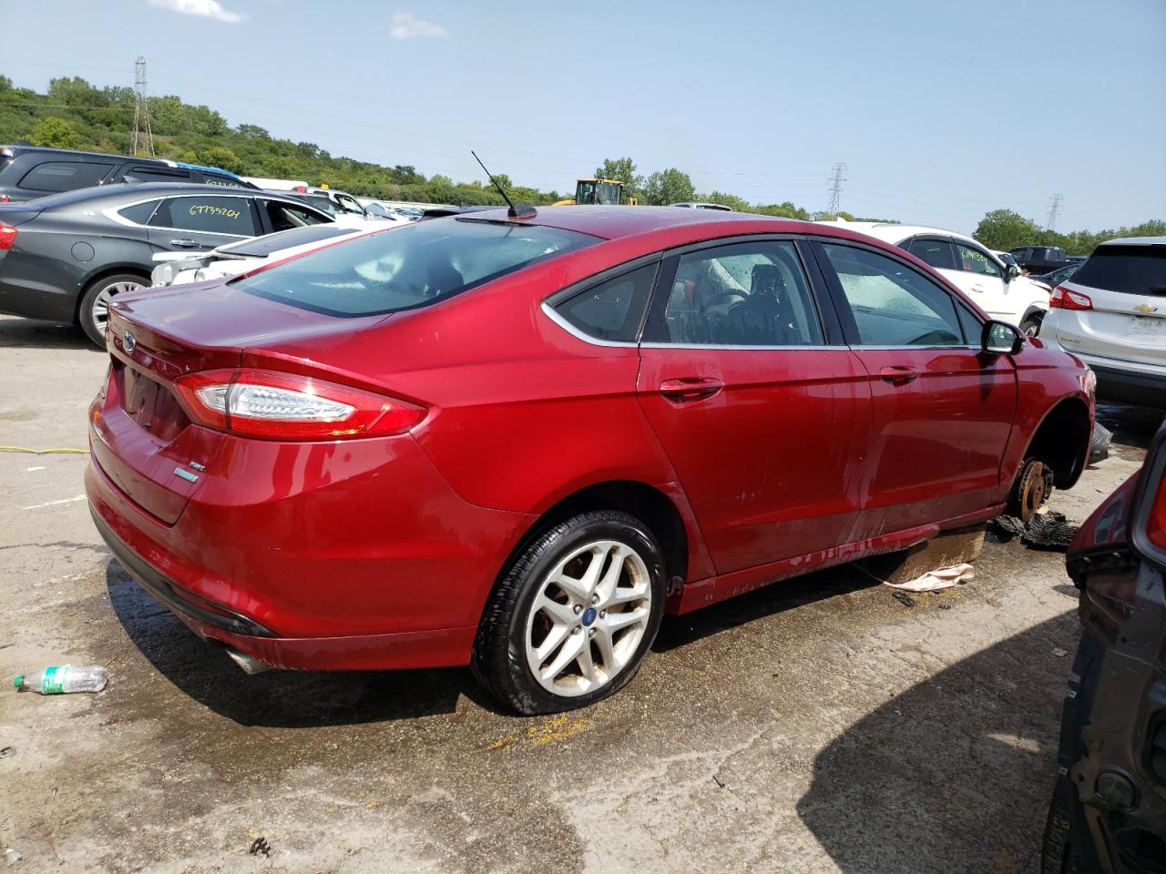 VIN 3FA6P0HD7ER206488 2014 FORD FUSION no.3