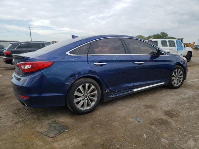  HYUNDAI SONATA 2017 Синий