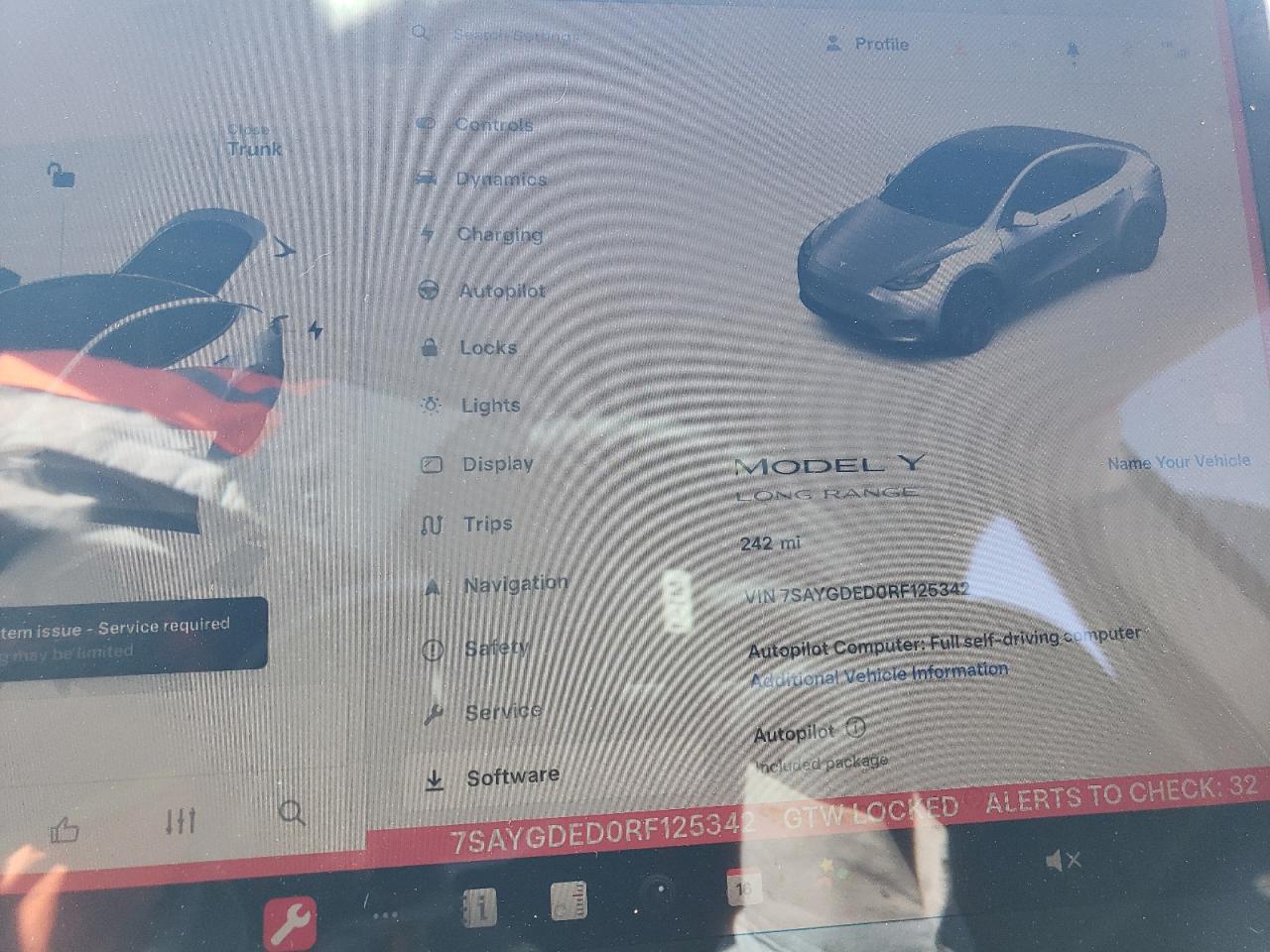 7SAYGDED0RF125342 2024 Tesla Model Y