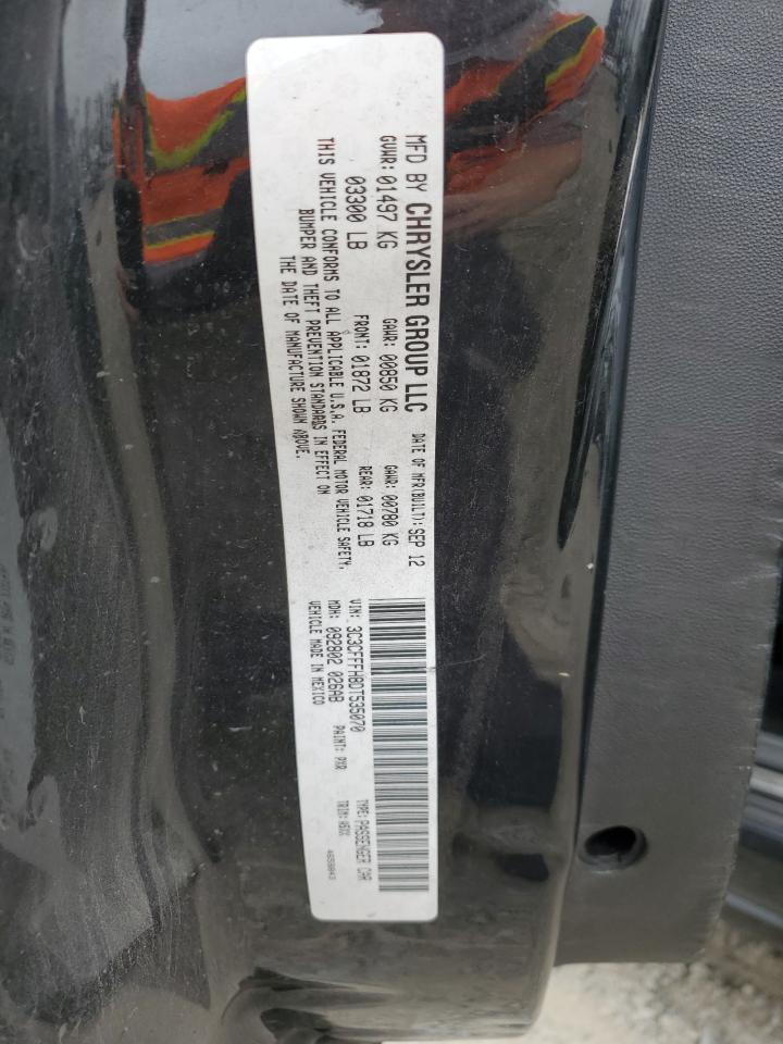 2013 Fiat 500 Abarth VIN: 3C3CFFFH8DT535070 Lot: 66103884