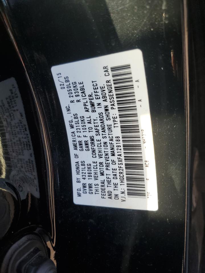 1HGCR2F5XFA129188 2015 Honda Accord Sport