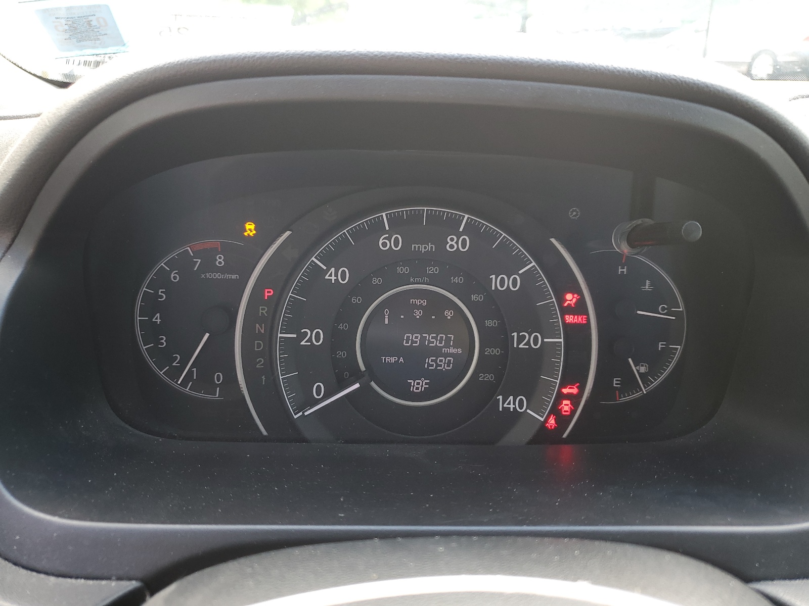 5J6RM3H73CL007178 2012 Honda Cr-V Exl