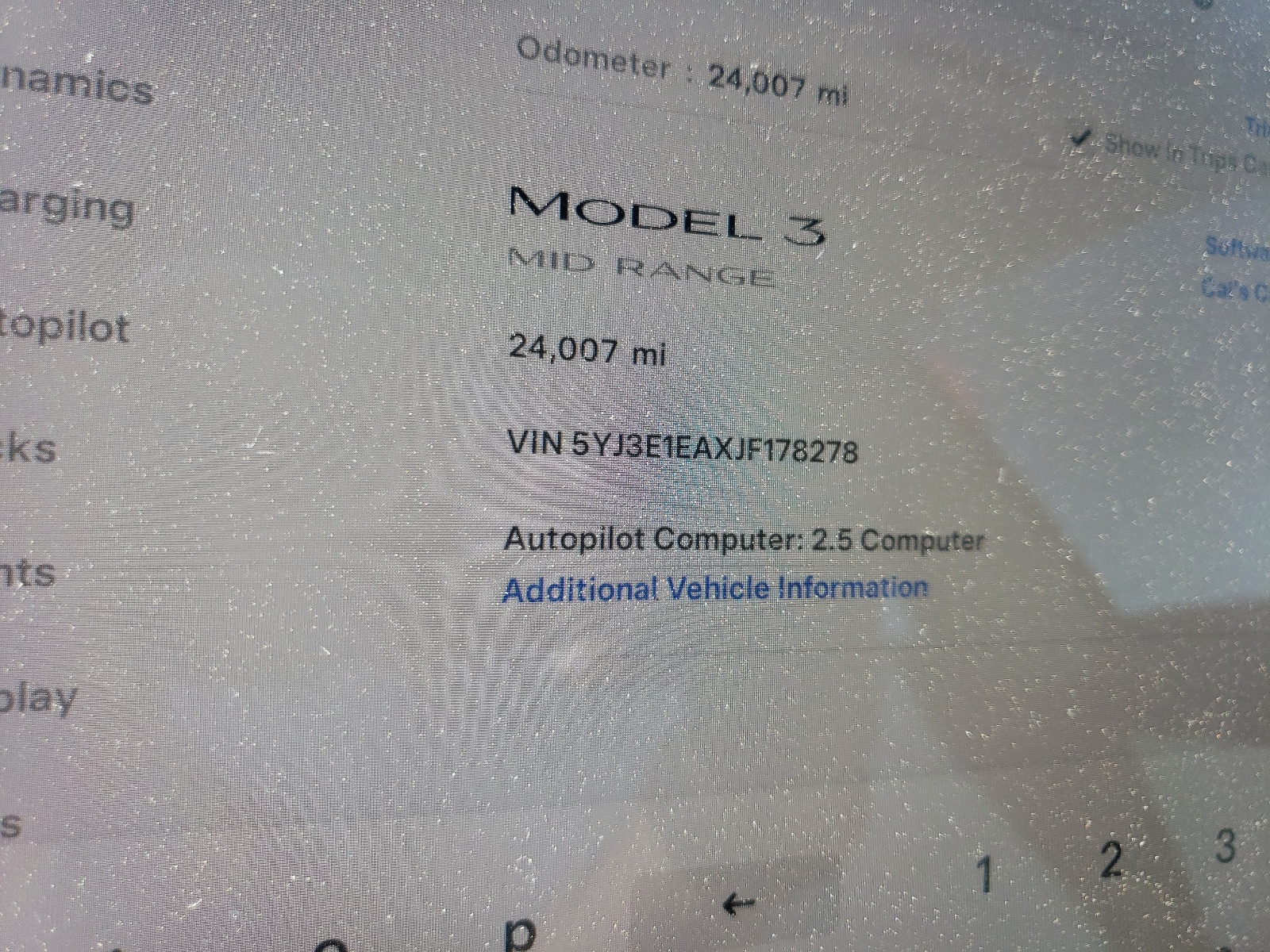 5YJ3E1EAXJF178278 2018 Tesla Model 3