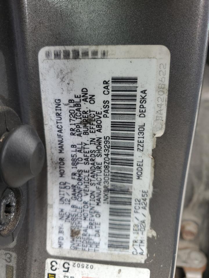 1NXBR30E08Z043295 2008 Toyota Corolla Ce