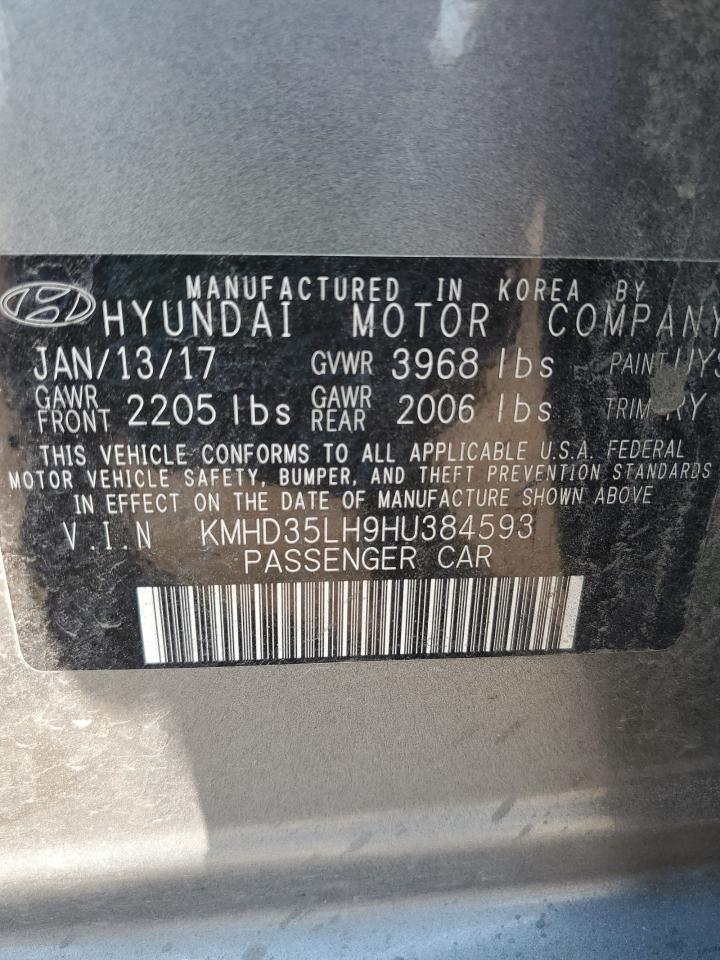 2017 Hyundai Elantra Gt VIN: KMHD35LH9HU384593 Lot: 66489594