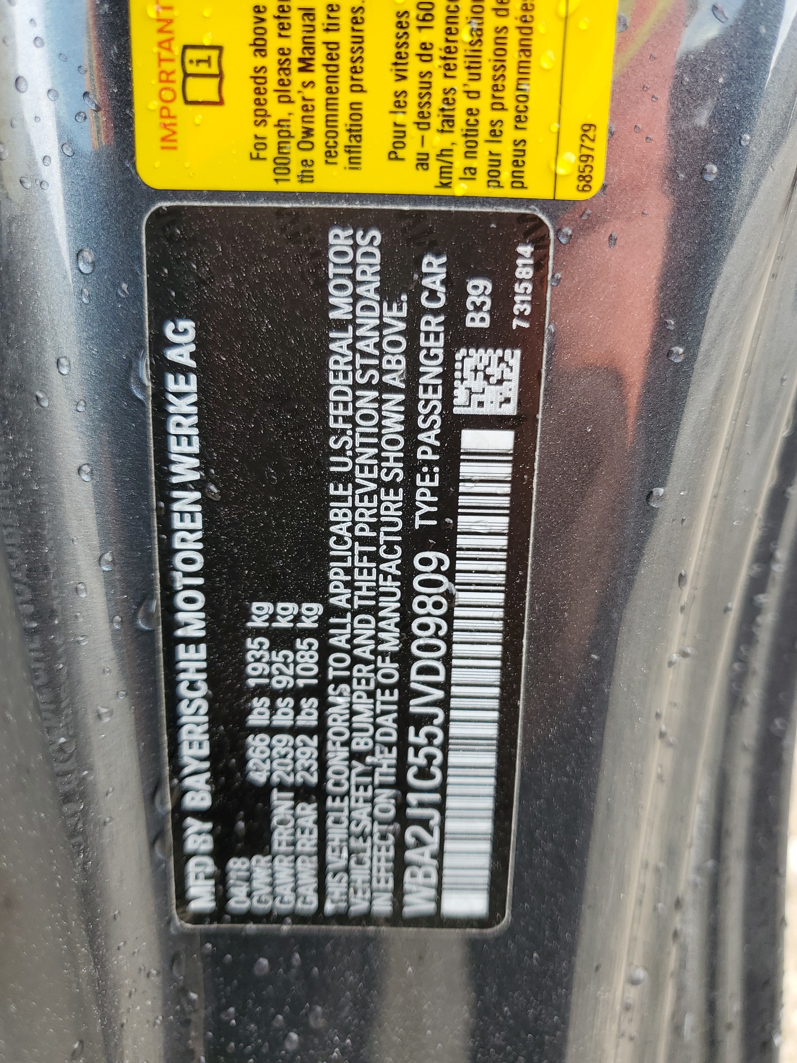 WBA2J1C55JVD09809 2018 BMW 230I