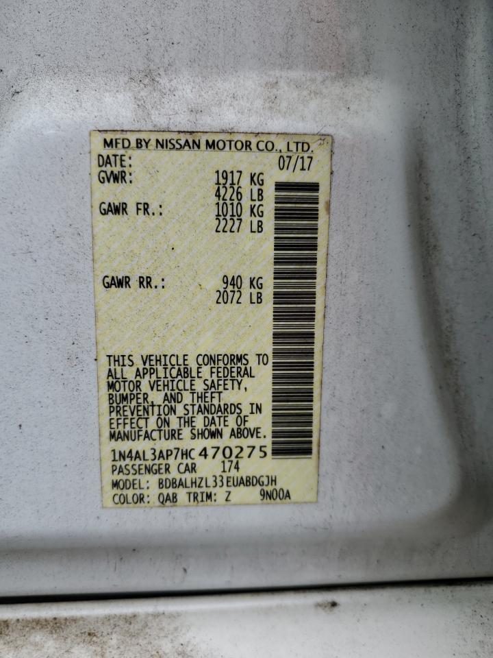 1N4AL3AP7HC470275 2017 NISSAN ALTIMA - Image 13