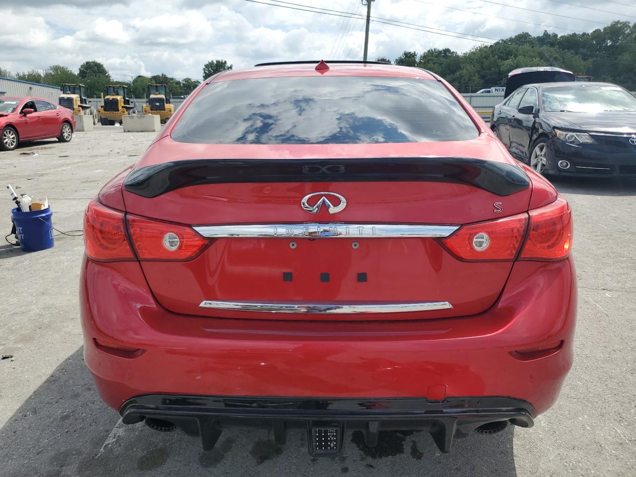 JN1FV7ARXHM870248 2017 Infiniti Q50 Red Sport 400