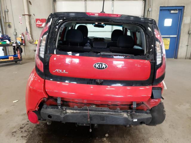  KIA SOUL 2016 Czerwony