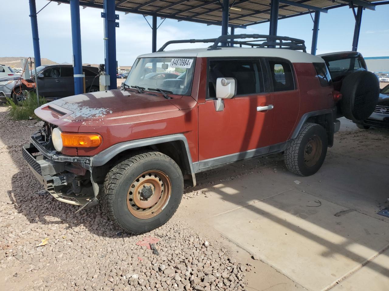 2008 Toyota Fj Cruiser VIN: JTEBU11F38K027193 Lot: 64870984