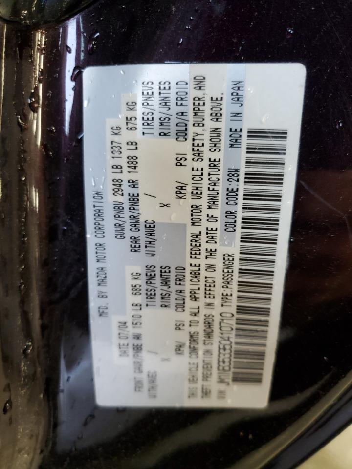 2005 Mazda Mx-5 Miata Base VIN: JM1NB353350410710 Lot: 65535324