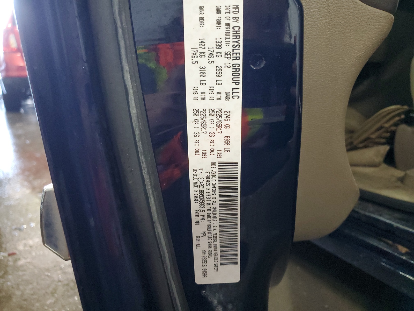 2C4RC1BG0DR566315 2013 Chrysler Town & Country Touring