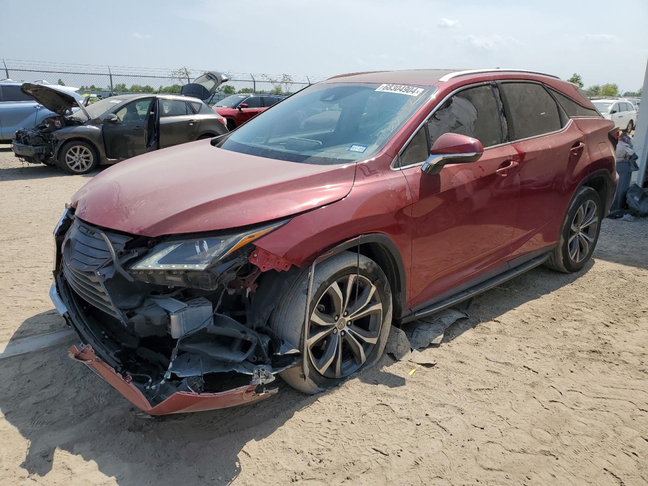 2T2ZZMCA8HC089158 2017 LEXUS RX - Image 1