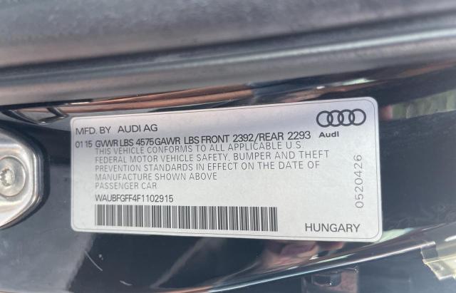 2015 Audi A3 Premium vin: WAUBFGFF4F1102915