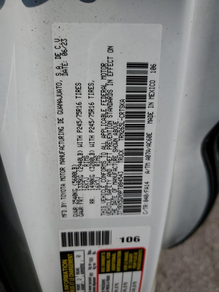 2023 Toyota Tacoma Access Cab VIN: 3TYRX5GN9PT084543 Lot: 65475564