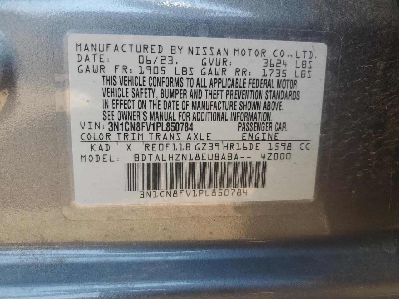 3N1CN8FV1PL850784 2023 Nissan Versa Sr