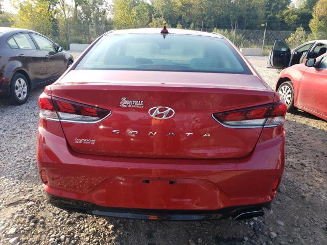  HYUNDAI SONATA 2018 Czerwony