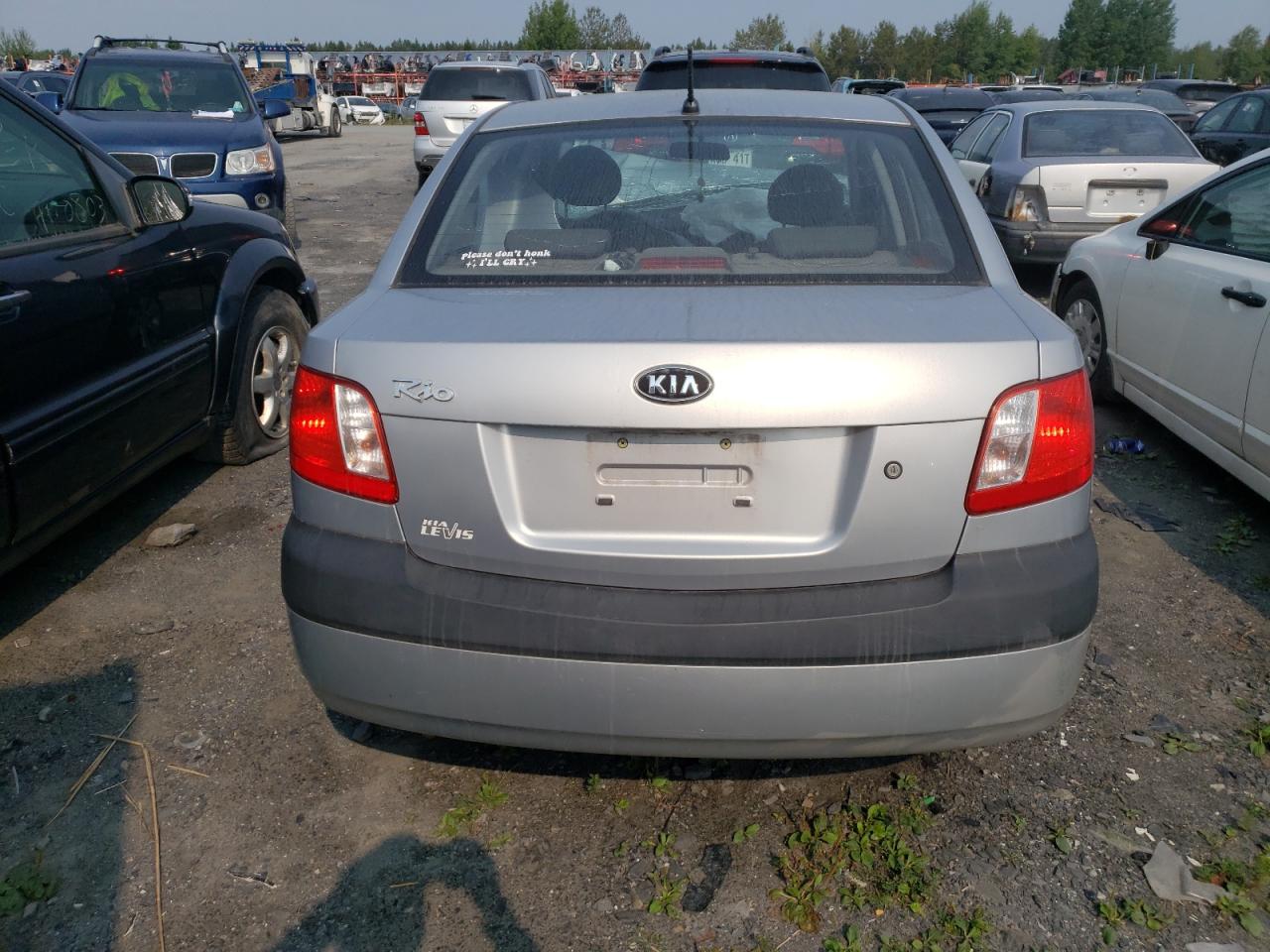 2009 Kia Rio Base VIN: KNADE223X96485258 Lot: 66077084