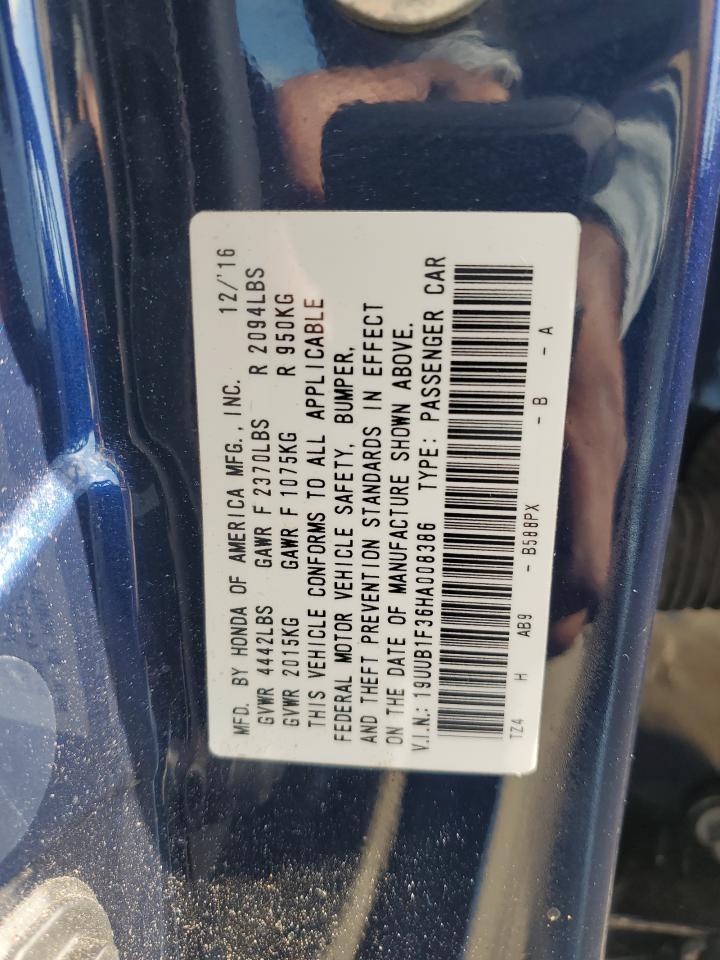 19UUB1F36HA008386 2017 Acura Tlx