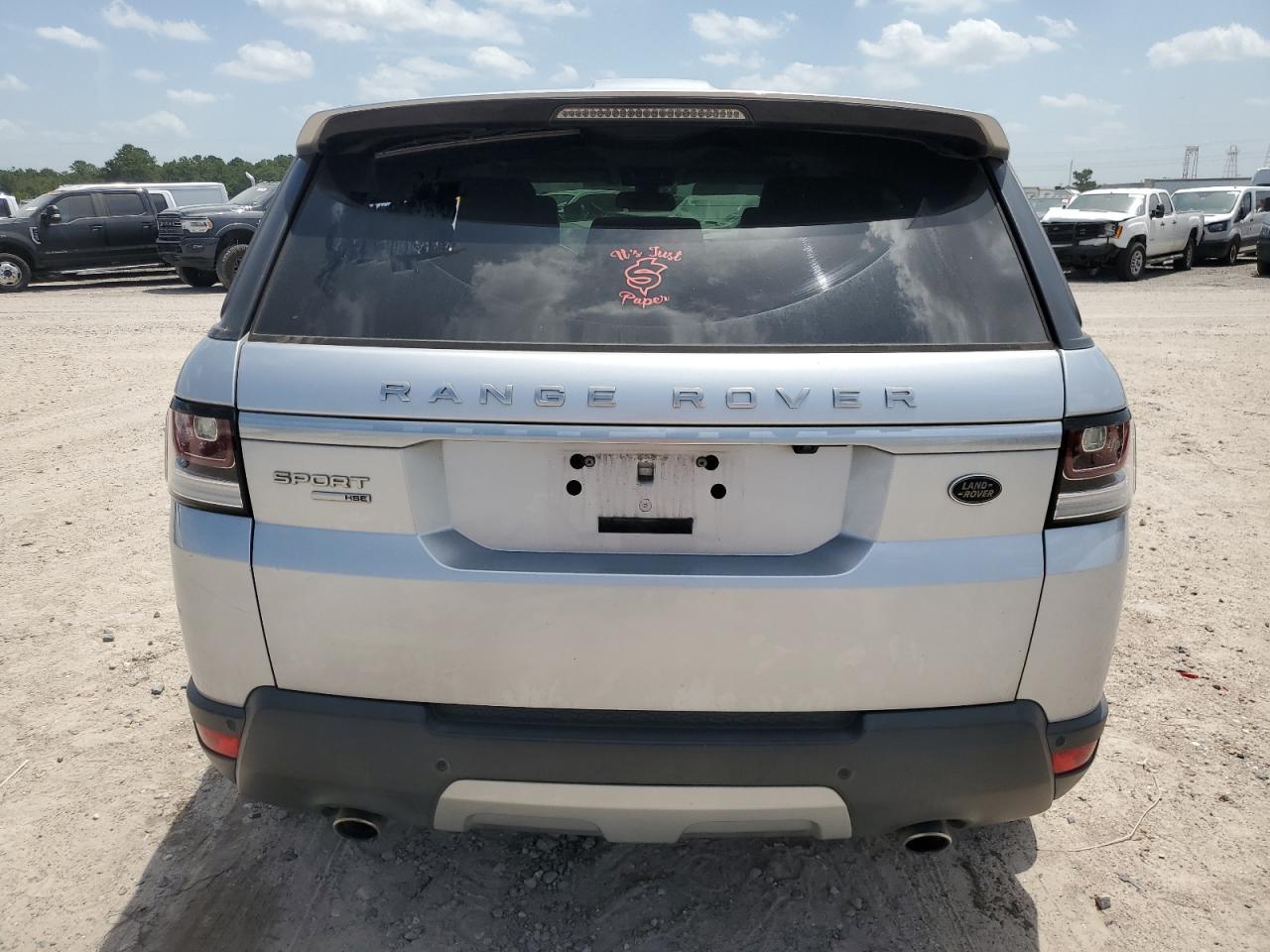 2015 Land Rover Range Rover Sport Hse VIN: SALWR2VF5FA529139 Lot: 65834194