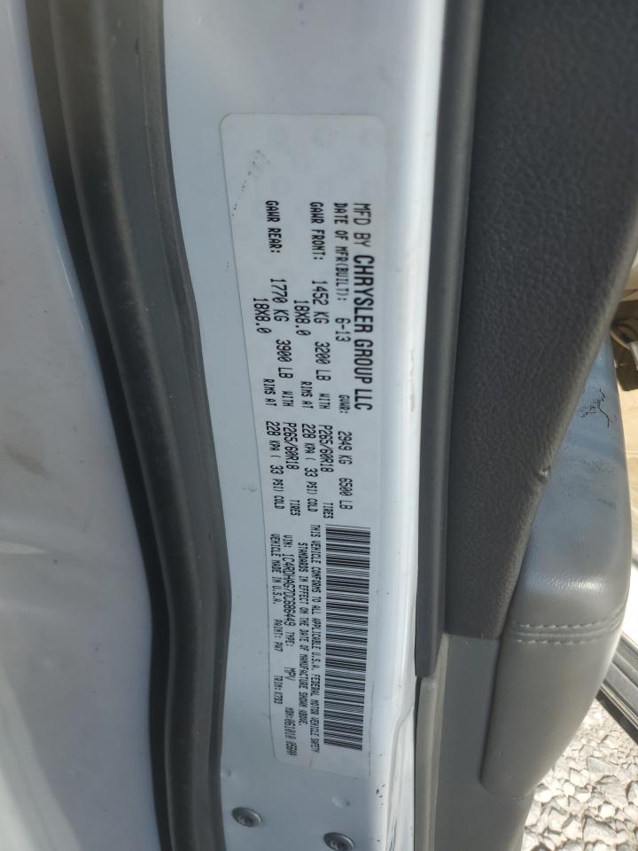 2013 Dodge Durango Sxt VIN: 1C4RDHAG7DC686449 Lot: 68216744