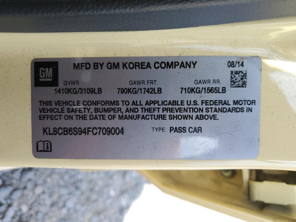 KL8CB6S94FC709004 2015 Chevrolet Spark Ls