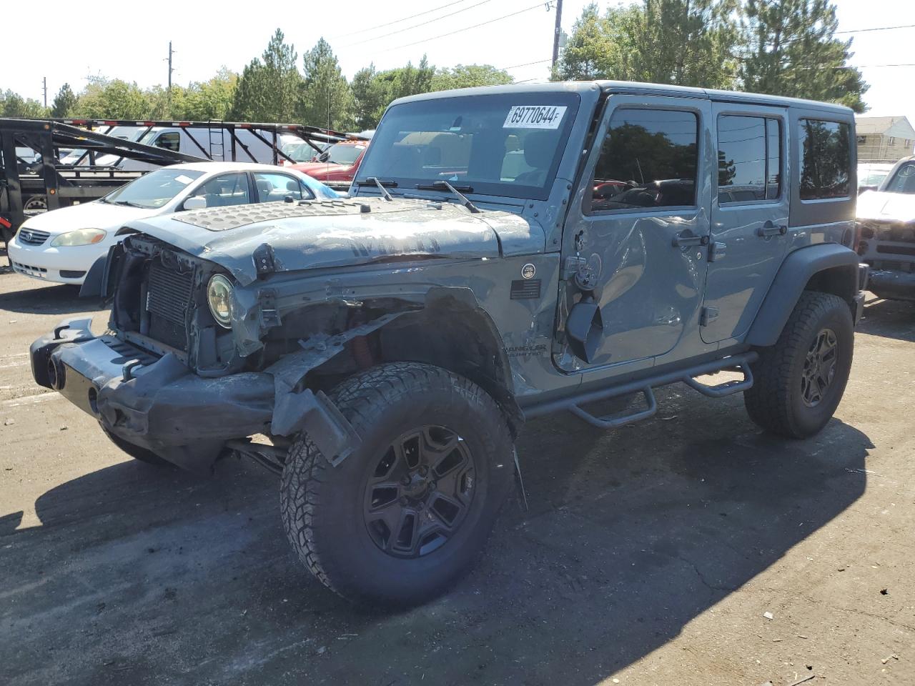 VIN 1C4BJWDG8EL257610 2014 JEEP WRANGLER no.1