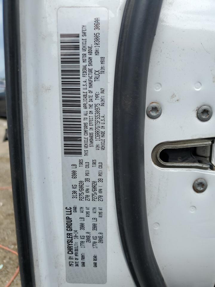 2015 Ram 1500 Slt VIN: 1C6RR7GT5FS530975 Lot: 68257614