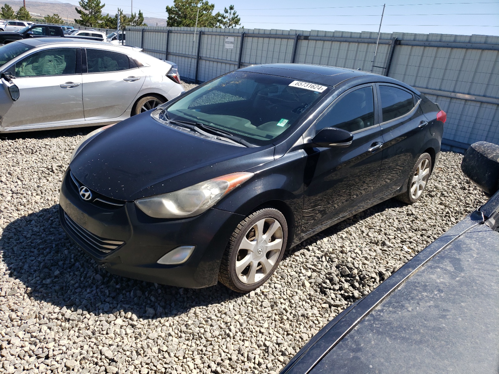 2012 Hyundai Elantra Gls vin: KMHDH4AE0CU281673