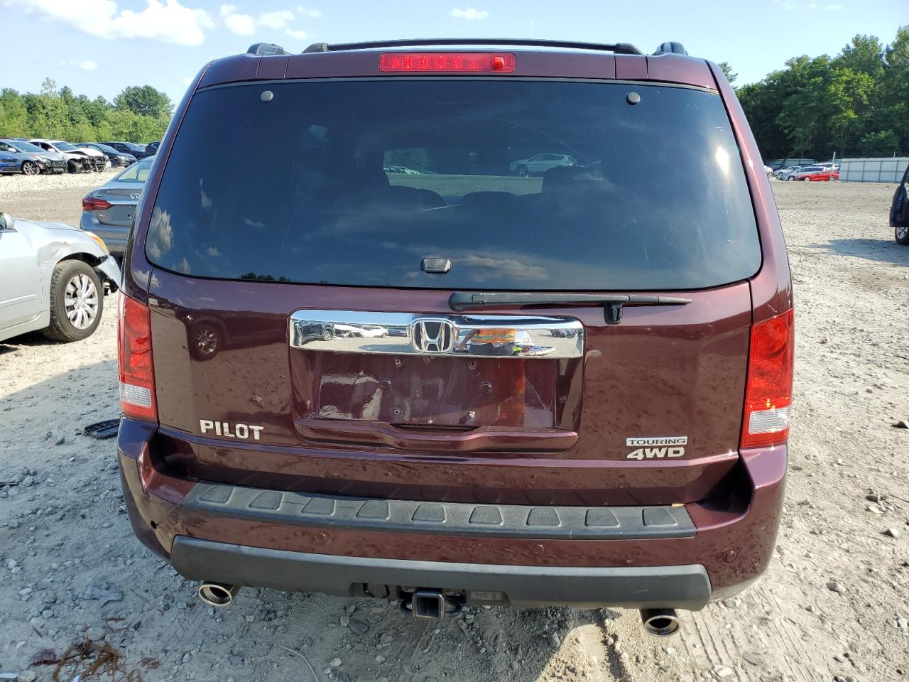 2011 Honda Pilot Touring VIN: 5FNYF4H99BB087252 Lot: 66164264