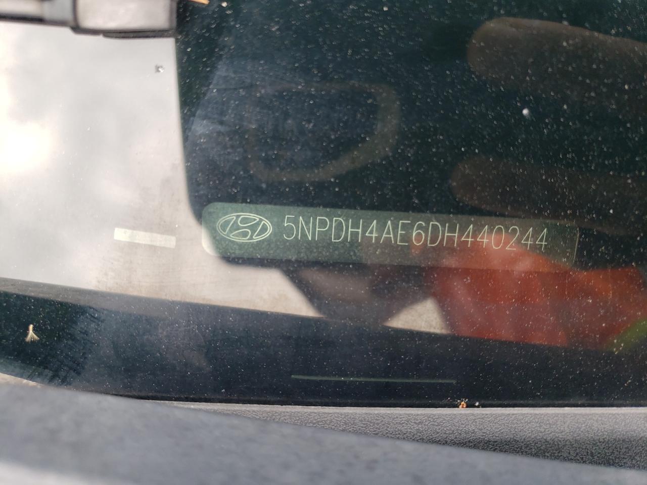 2013 Hyundai Elantra Gls VIN: 5NPDH4AE6DH440244 Lot: 67055874