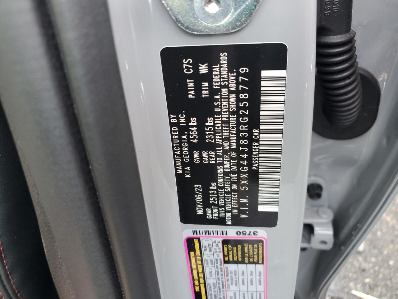 2024 Kia K5 Gt VIN: 5XXG44J83RG258779 Lot: 67341834