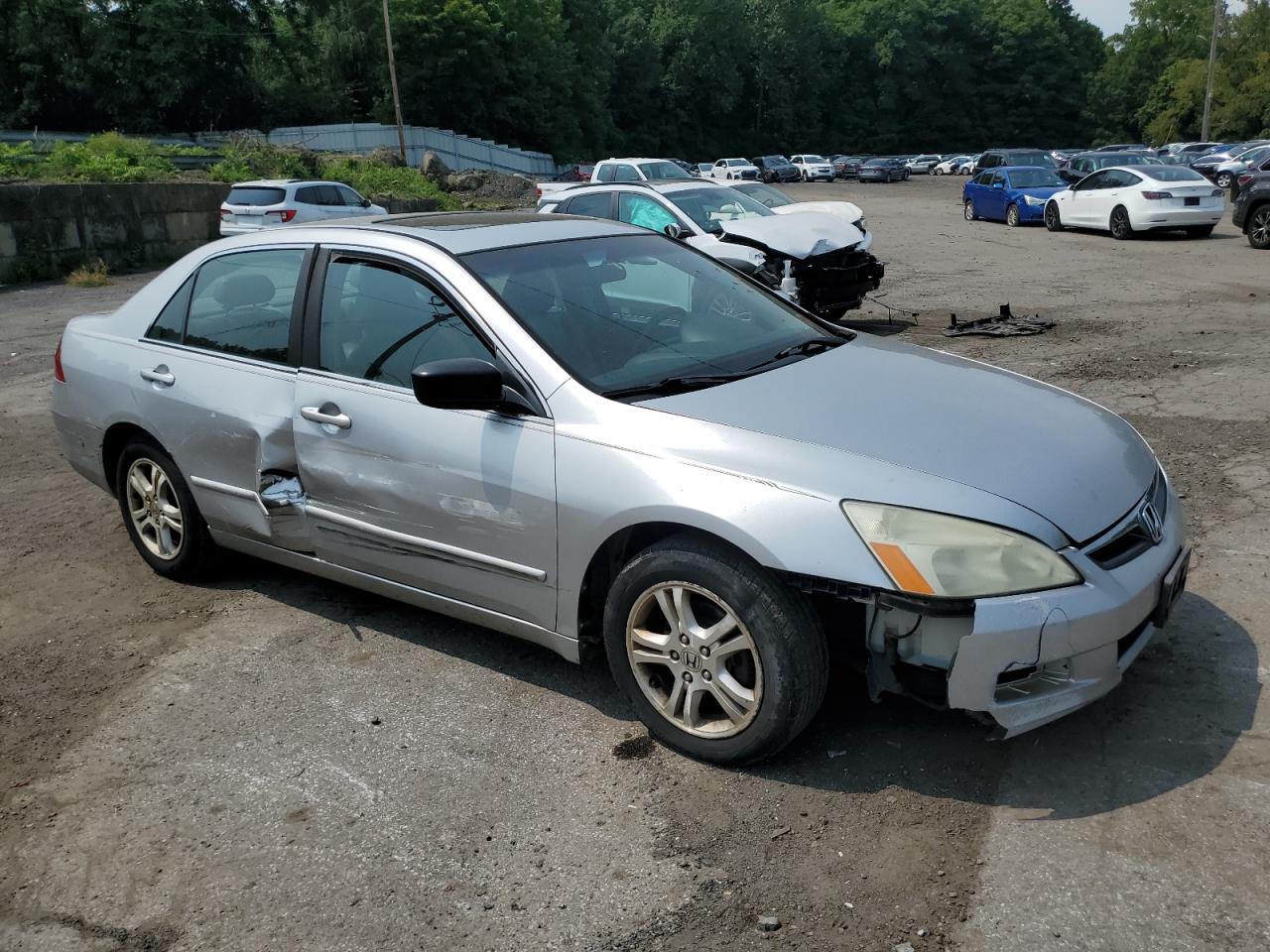 2007 Honda Accord Ex VIN: 1HGCM56877A112425 Lot: 66981264